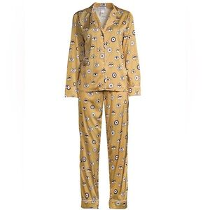 Averie Satin Greek Eye Pant set PJ